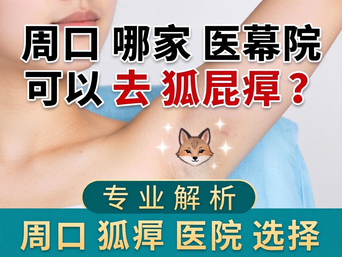 周口哪家医院可以去狐臭？专业解析周口狐臭医院选择