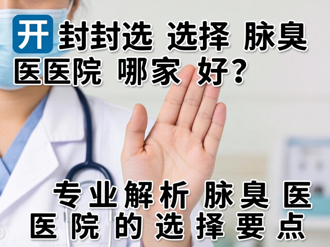 开封选择腋臭医院哪家好？专业解析腋臭医院的选择要点