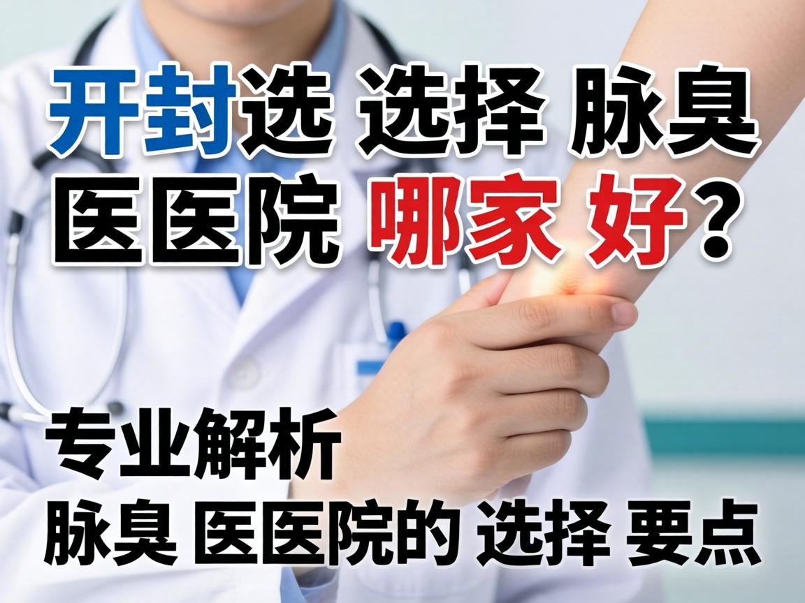 开封选择腋臭医院哪家好？专业解析腋臭医院的选择要点