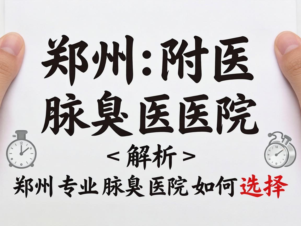 郑州附医腋臭医院解析，郑州专业腋臭医院如何选择