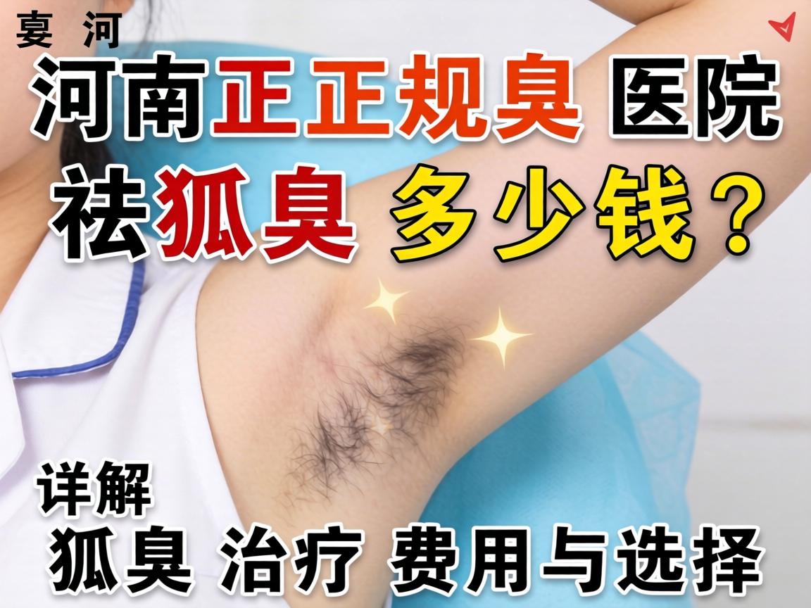 河南正规狐臭医院祛狐臭多少钱?详解狐臭治疗费用与选择 河南正规狐臭医院祛狐臭多少钱?详解狐臭治疗费用与选择