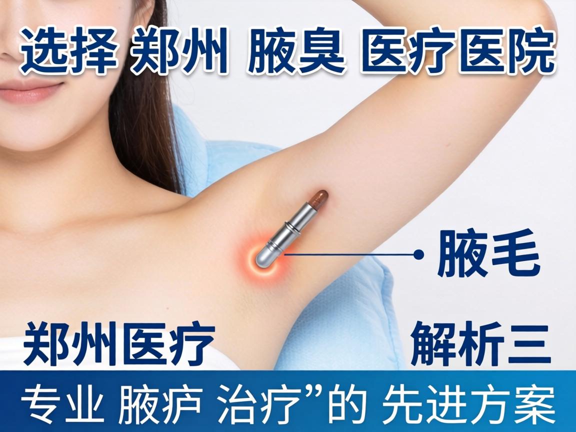 选择郑州腋臭医院，解析郑州专业腋臭治疗的先进方案