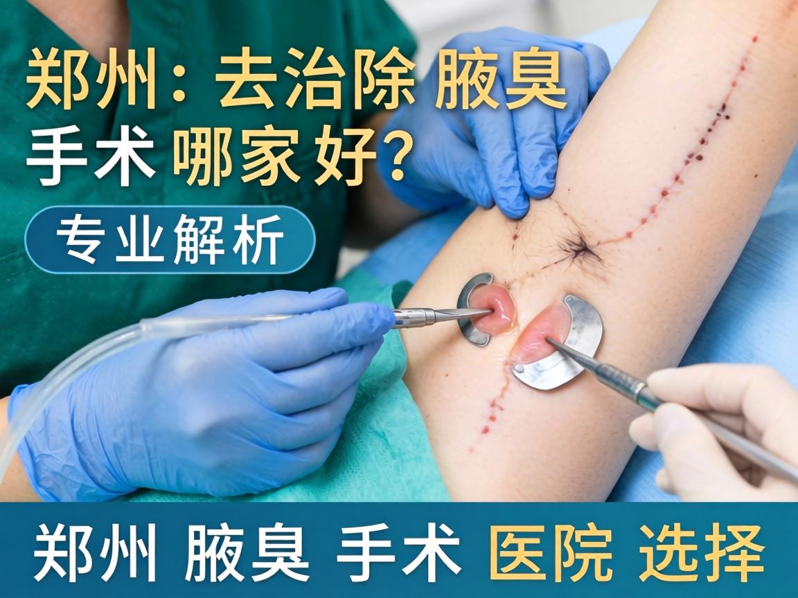 郑州去除腋臭手术哪家好？专业解析郑州腋臭手术医院选择