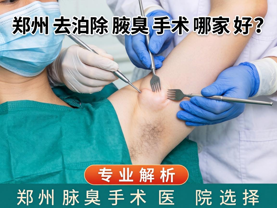 郑州去除腋臭手术哪家好？专业解析郑州腋臭手术医院选择