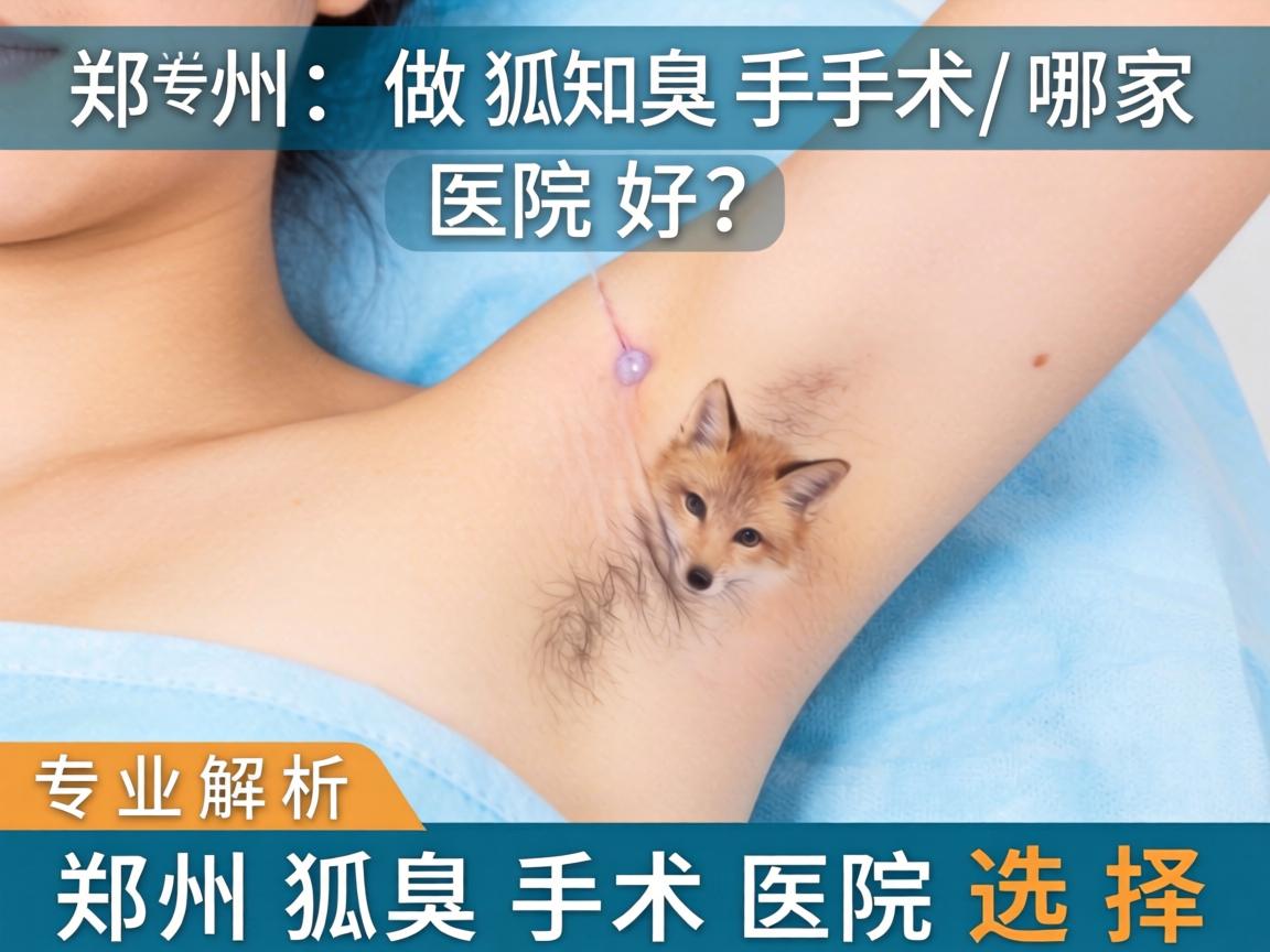 郑州做狐臭手术哪家医院好？专业解析郑州狐臭手术医院选择