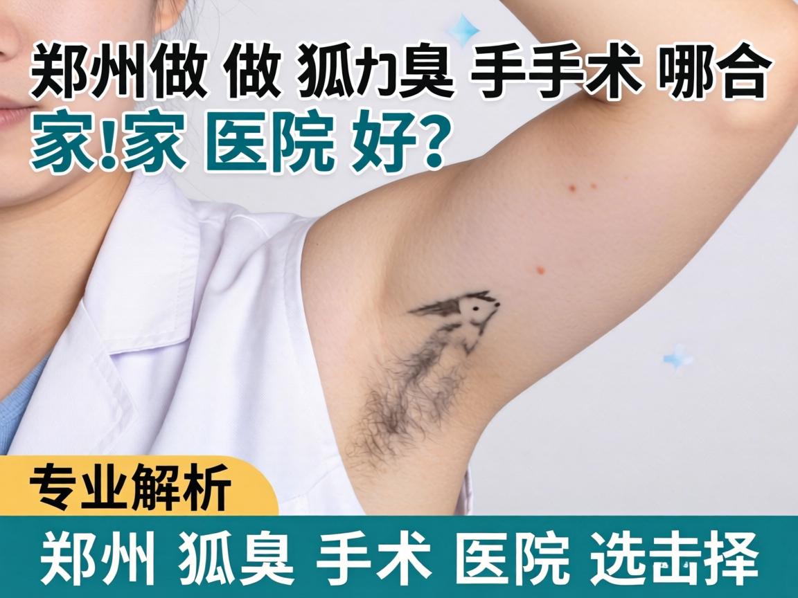 郑州做狐臭手术哪家医院好？专业解析郑州狐臭手术医院选择
