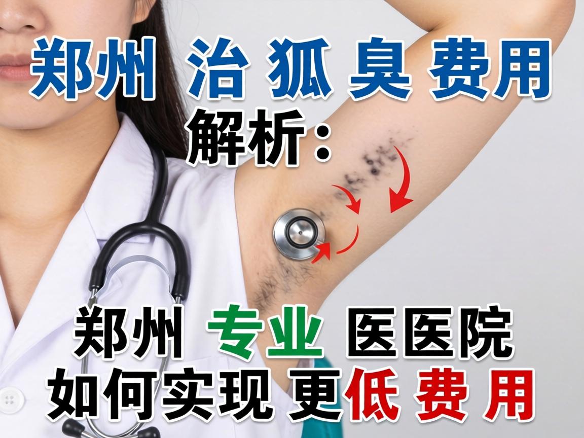 郑州治狐臭费用解析，郑州专业医院如何实现更低费用