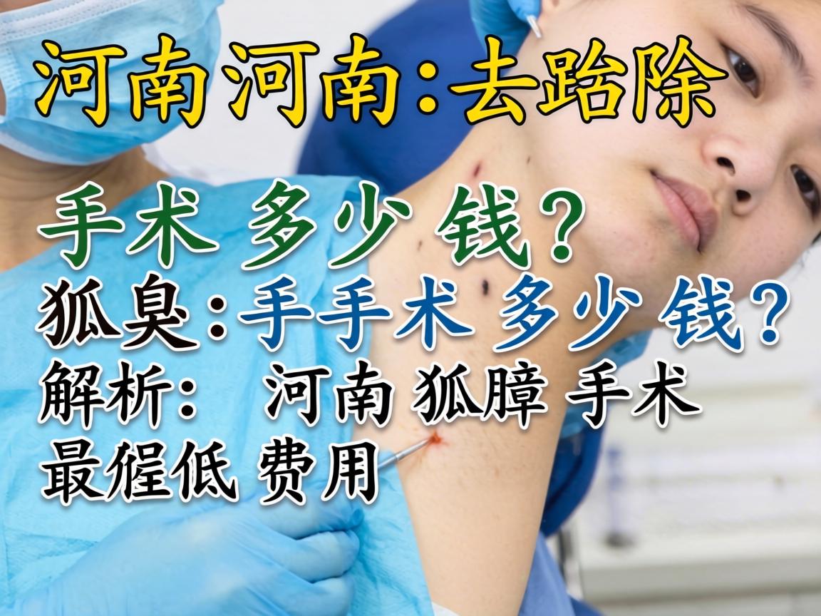 河南去除狐臭手术多少钱?解析河南狐臭手术最低费用 河南去除狐臭手术多少钱?解析河南狐臭手术最低费用
