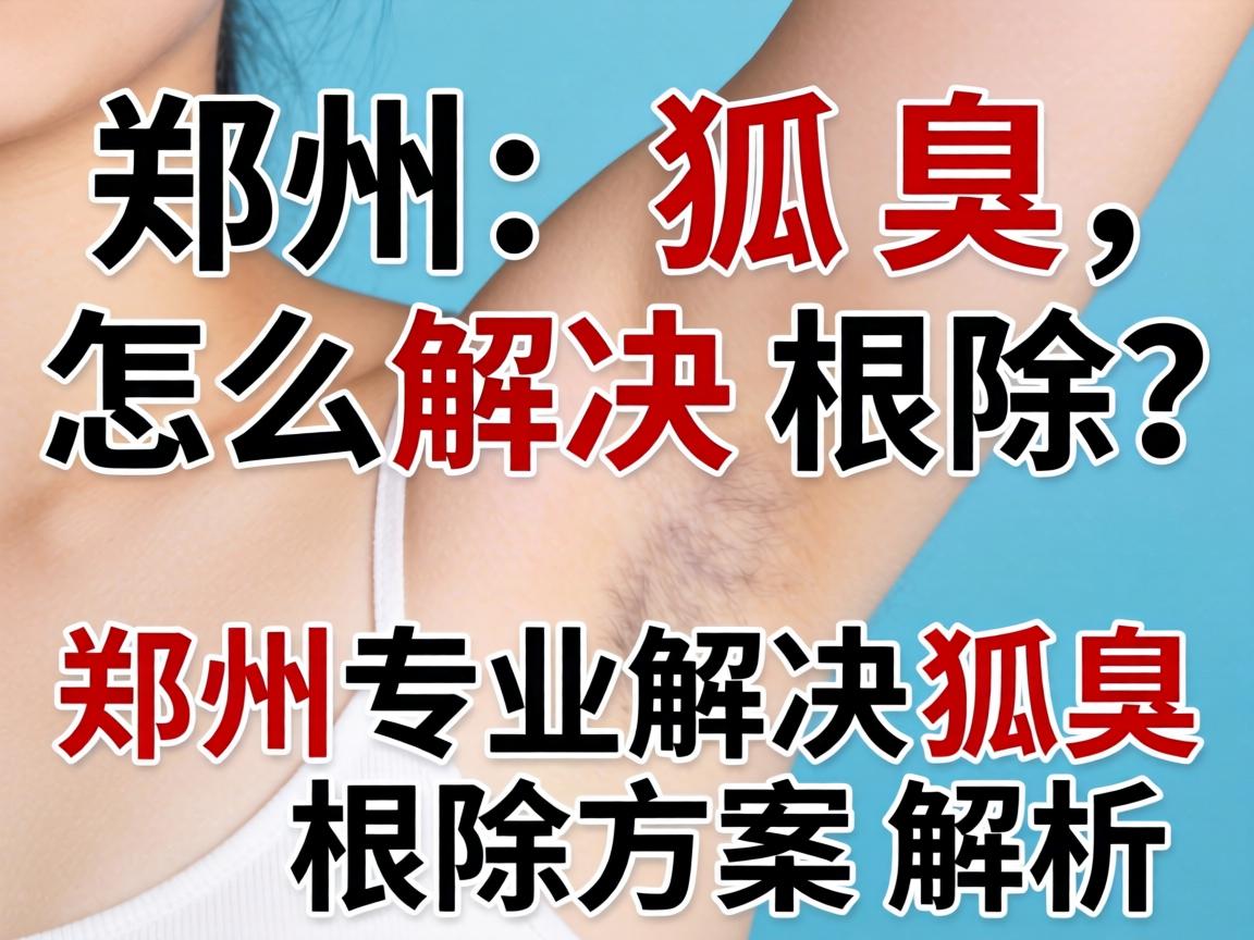 郑州狐臭怎么解决根除？郑州专业解决狐臭根除方案解析