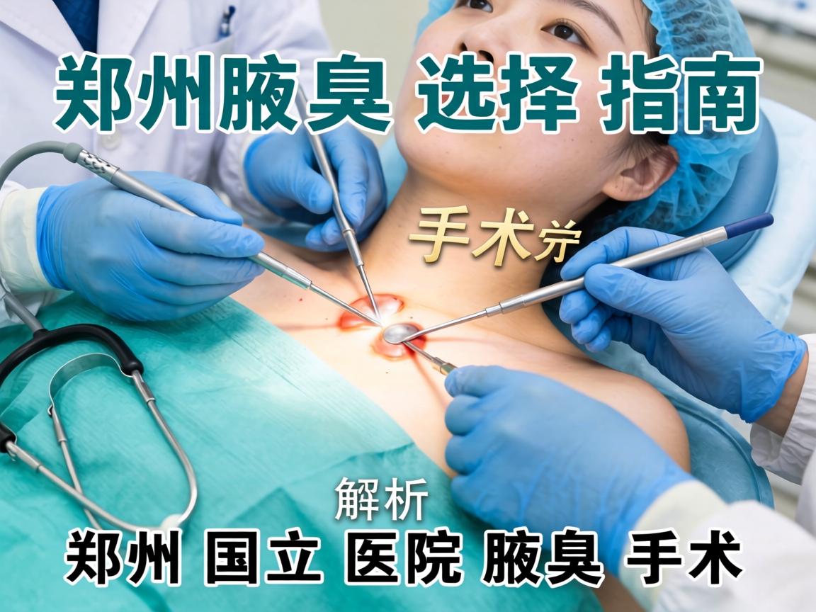 郑州腋臭手术选择指南,解析郑州国立医院腋臭手术 郑州腋臭手术选择指南,解析郑州国立医院腋臭手术