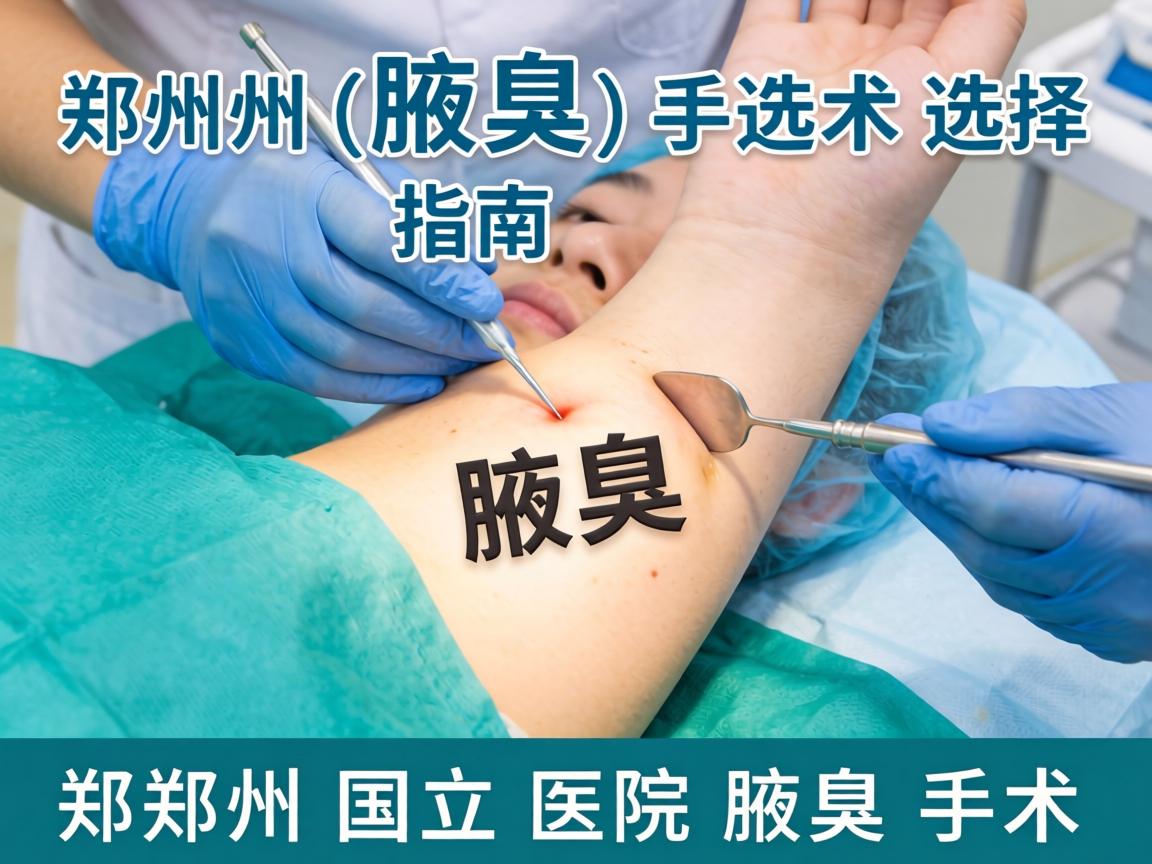 郑州腋臭手术选择指南,解析郑州国立医院腋臭手术 郑州腋臭手术选择指南,解析郑州国立医院腋臭手术