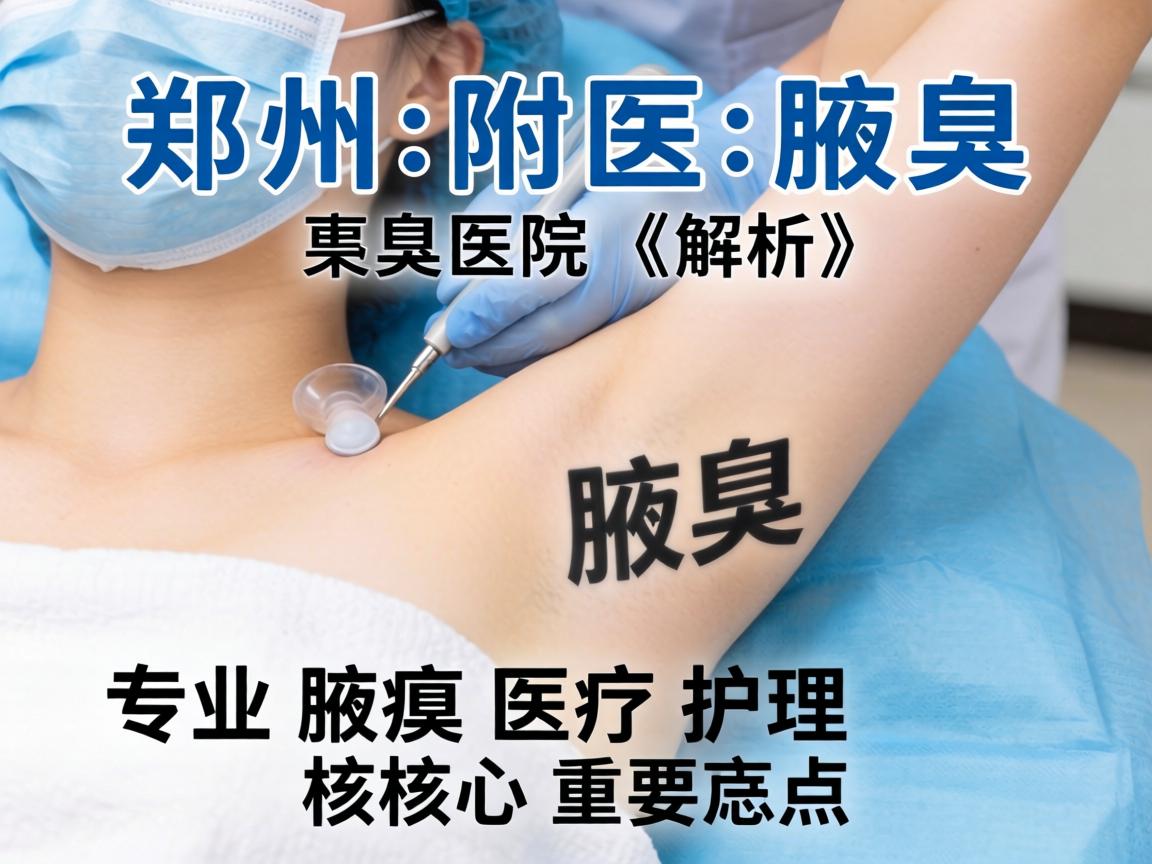 郑州附医腋臭医院解析,专业腋臭医疗护理的核心要点 郑州附医腋臭医院解析,专业腋臭医疗护理的核心要点