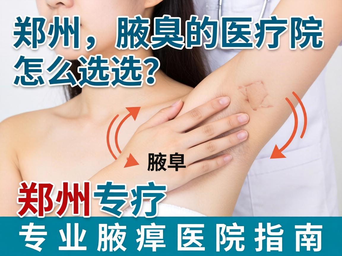 郑州腋臭医院怎么选？郑州专业腋臭医院指南