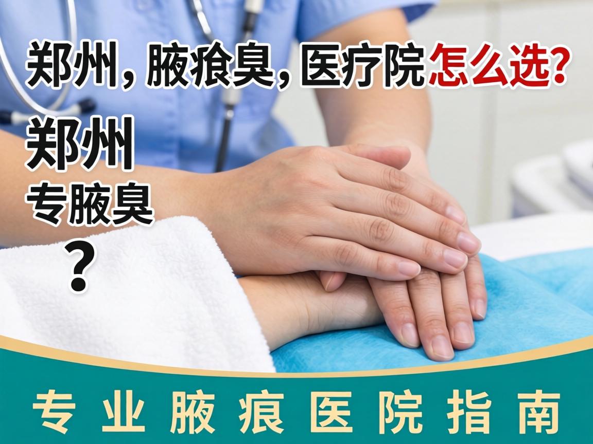 郑州腋臭医院怎么选？郑州专业腋臭医院指南