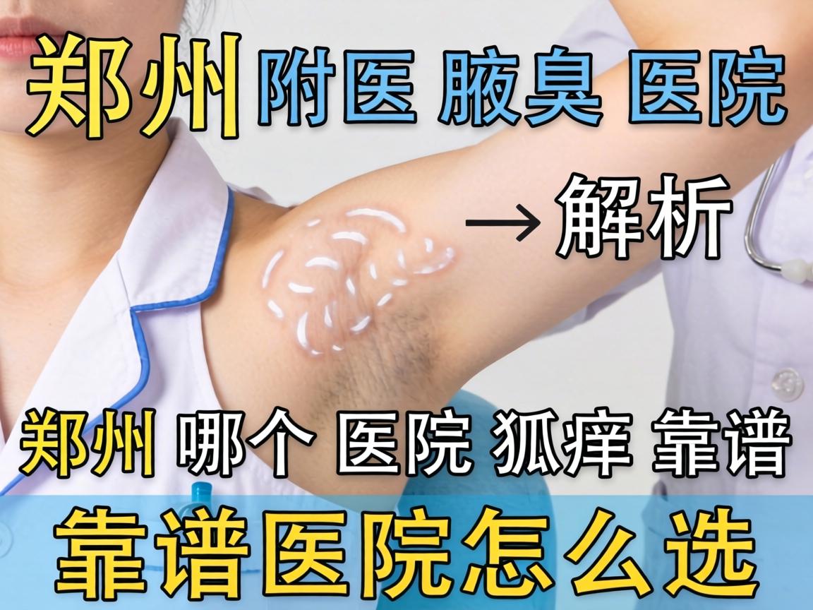 郑州附医腋臭医院解析，郑州哪个医院狐臭靠谱，靠谱医院怎么选