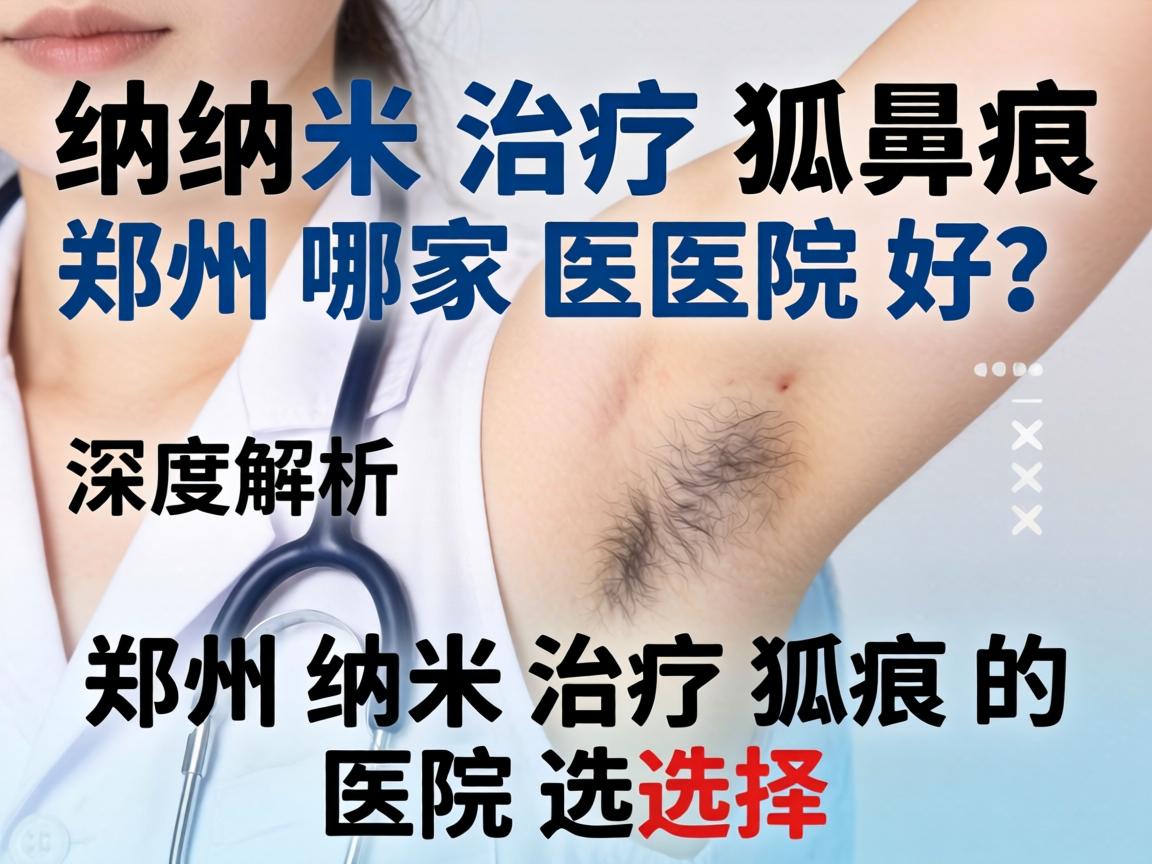 纳米治疗狐臭郑州哪家医院好？深度解析郑州纳米治疗狐臭的医院选择