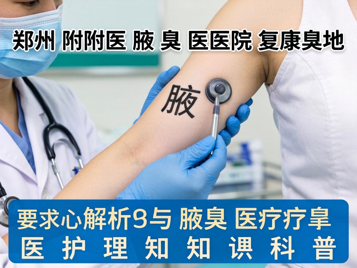 郑州附医腋臭医院复康地址解析与腋臭医疗护理知识科普