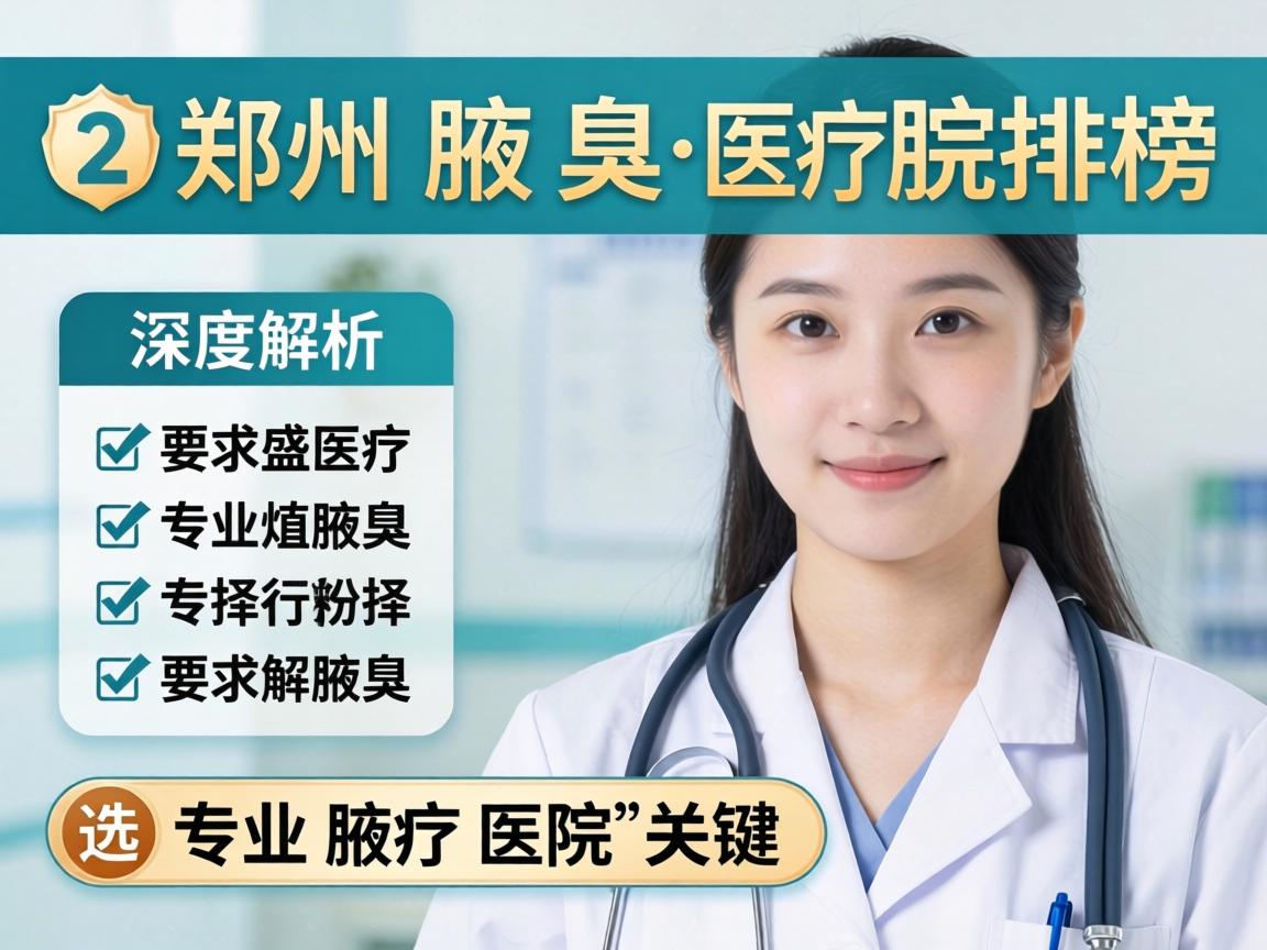 郑州腋臭医院排行榜深度解析,选择专业腋臭医院的关键 郑州腋臭医院排行榜深度解析,选择专业腋臭医院的关键