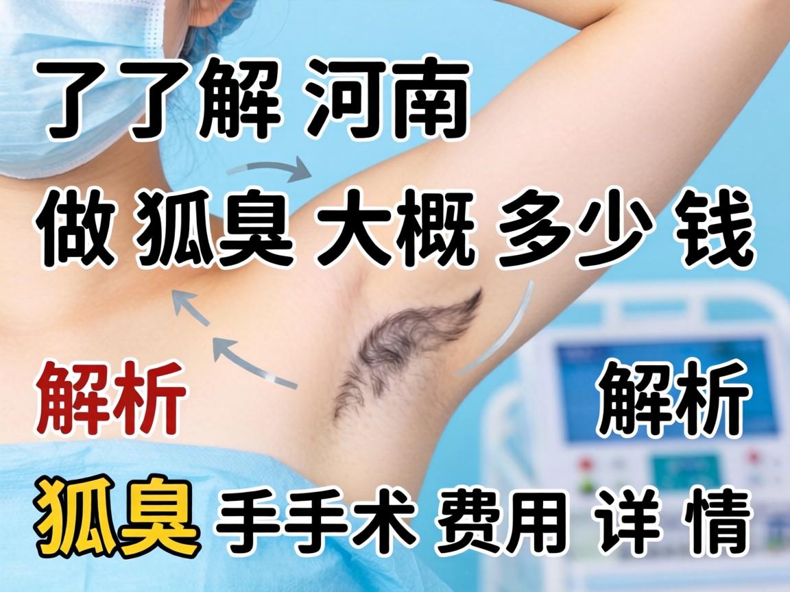 了解河南做狐臭大概多少钱 解析狐臭手术费用详情 了解河南做狐臭大概多少钱 解析狐臭手术费用详情