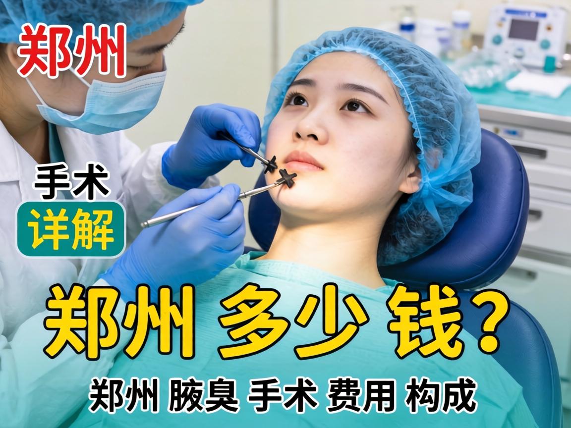 郑州腋臭手术多少钱？详解郑州腋臭手术费用构成