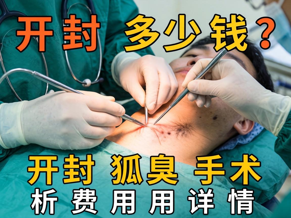 开封狐臭手术多少钱？解析开封狐臭手术费用详情