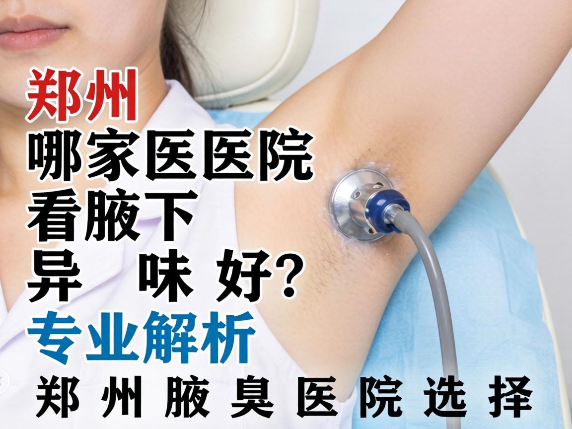 郑州哪家医院看腋下异味好？专业解析郑州腋臭医院选择