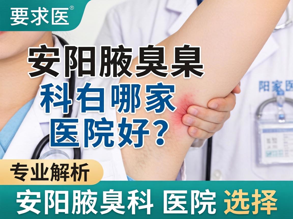安阳腋臭科哪家医院好？专业解析安阳腋臭科医院选择