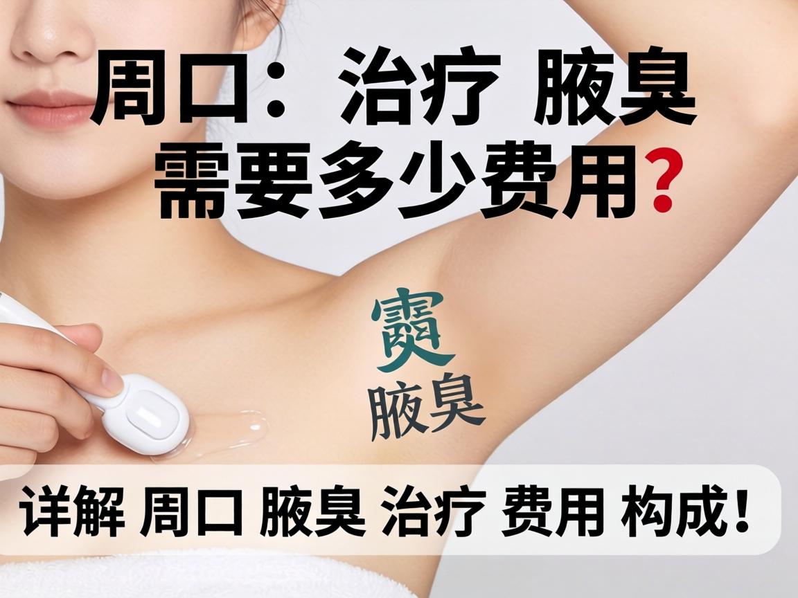 周口治疗腋臭需要多少费用？详解周口腋臭治疗费用构成