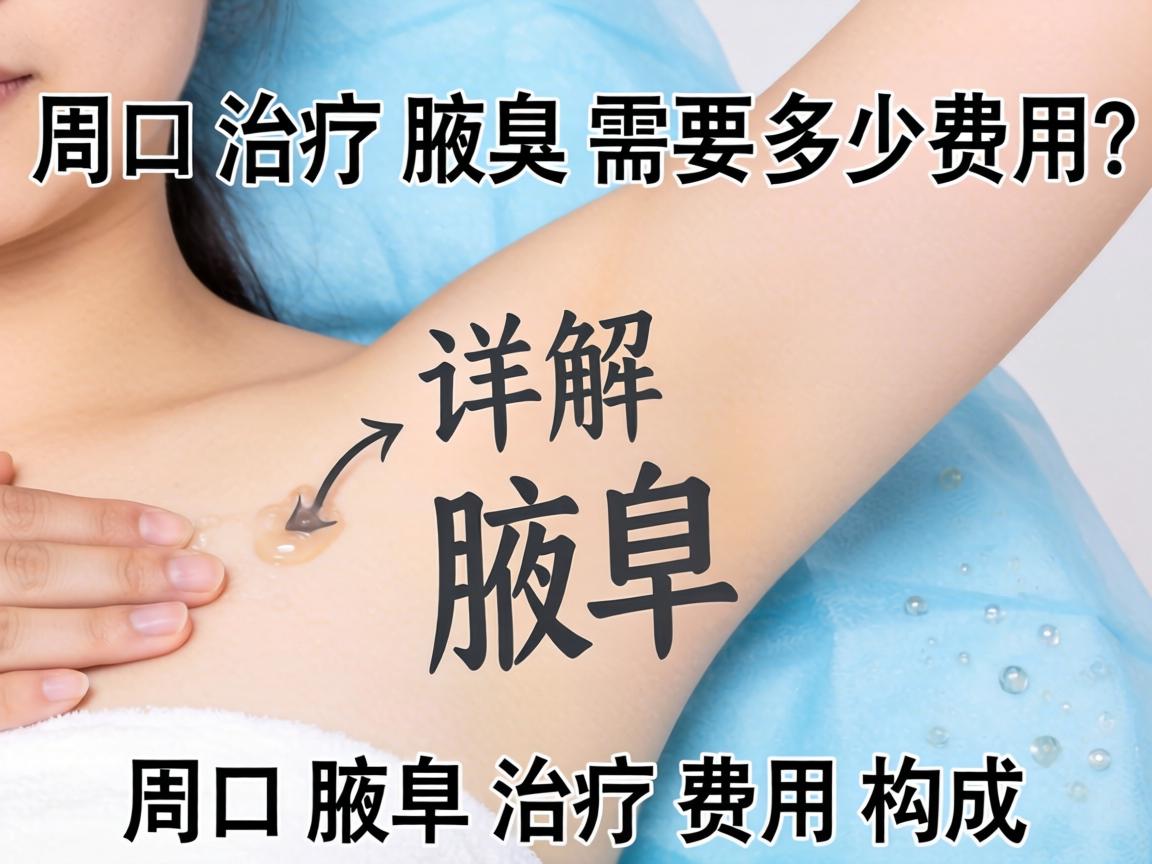 周口治疗腋臭需要多少费用？详解周口腋臭治疗费用构成