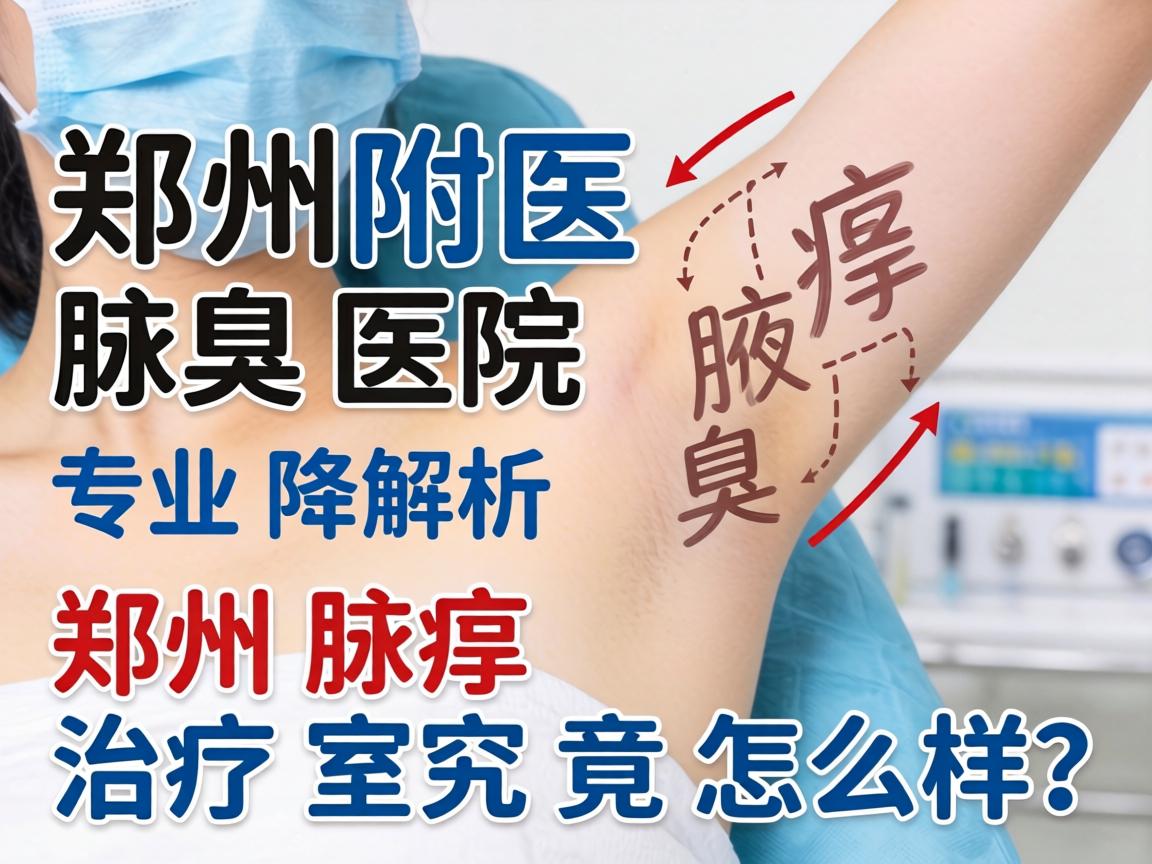 郑州附医腋臭医院专业解析，郑州腋臭治疗究竟怎么样？