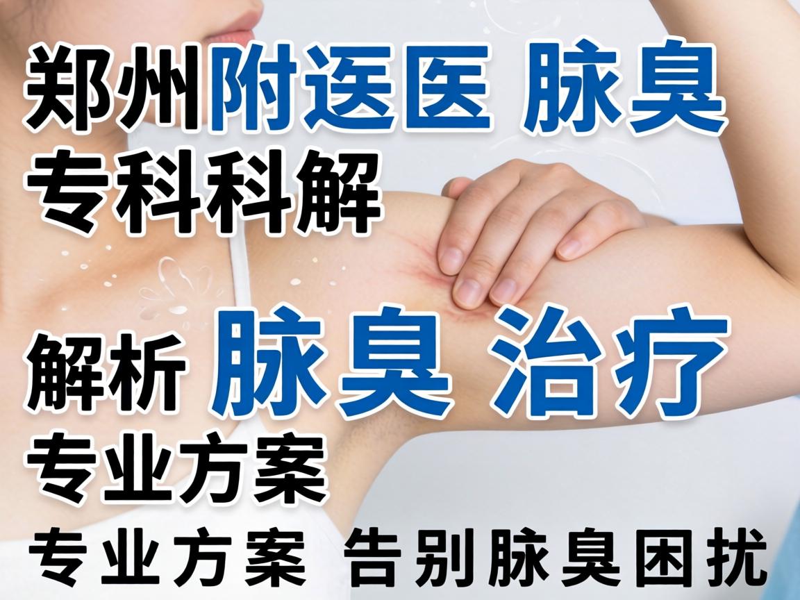 郑州附医腋臭专科解析腋臭治疗，专业方案告别腋臭困扰