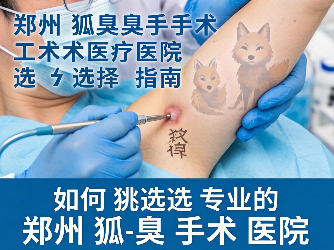 郑州狐臭手术医院选择指南，如何挑选专业的郑州狐臭手术医院