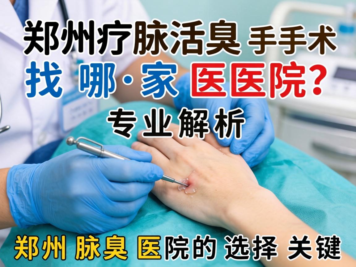 郑州腋臭手术找哪家医院？专业解析郑州腋臭医院的选择关键
