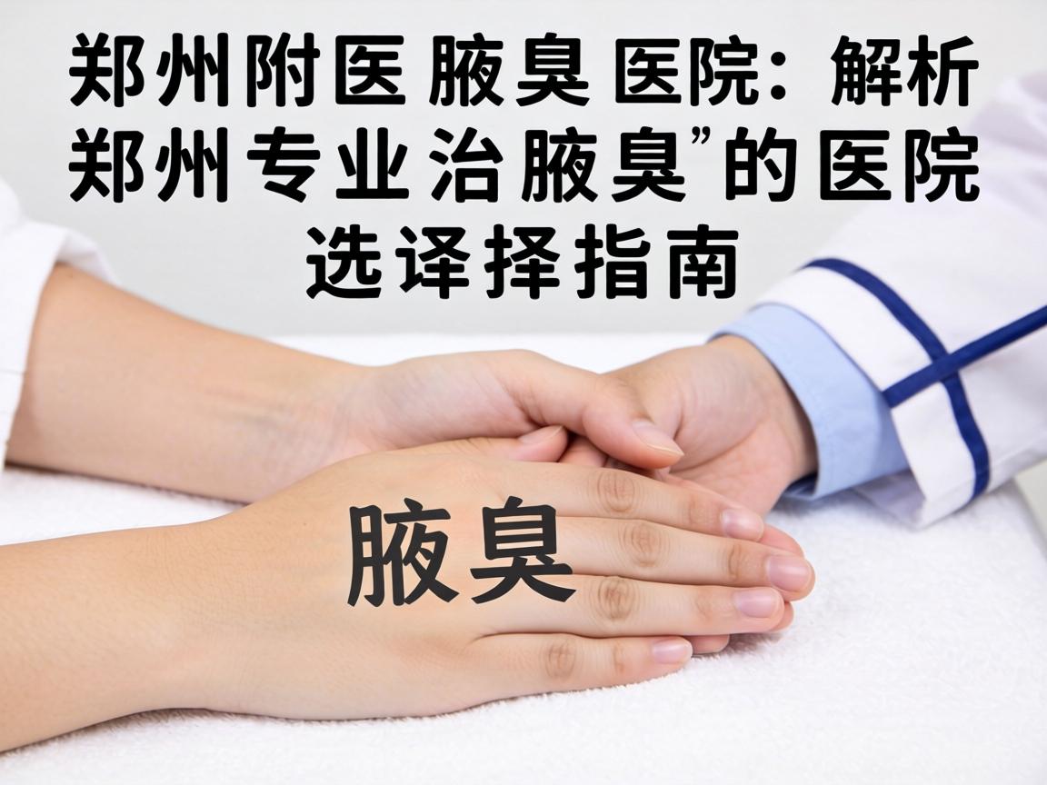 郑州附医腋臭医院解析,郑州专业治腋臭的医院选择指南 郑州附医腋臭医院解析,郑州专业治腋臭的医院选择指南