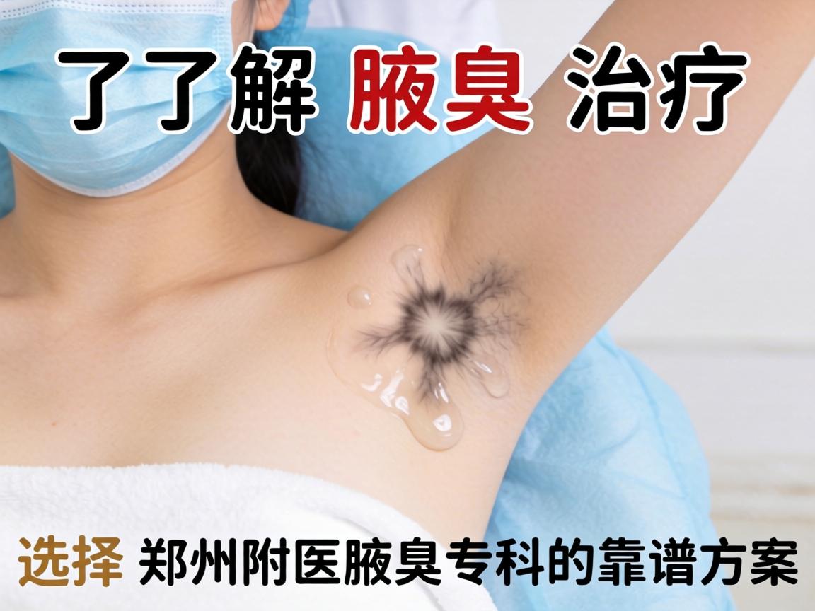 了解腋臭治疗，选择郑州附医腋臭专科的靠谱方案