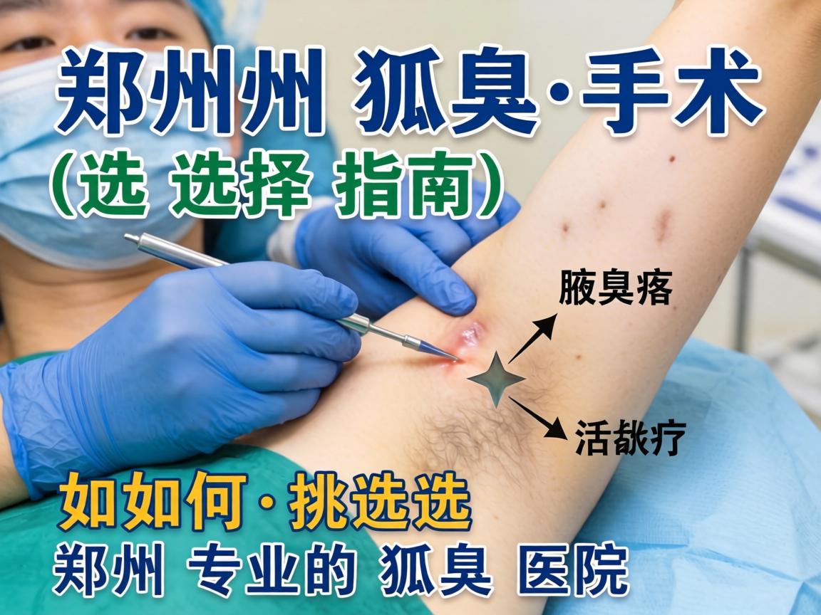 郑州狐臭手术选择指南，如何挑选郑州专业的狐臭医院
