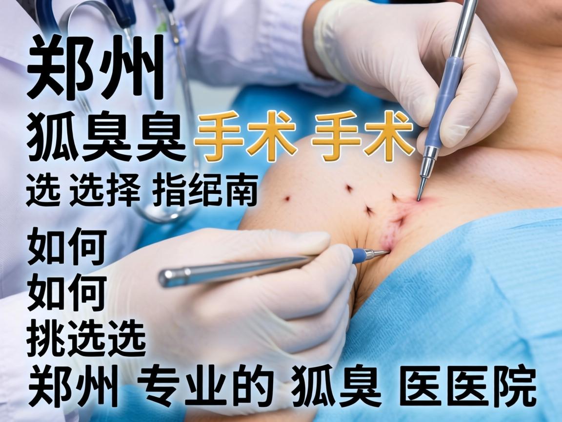 郑州狐臭手术选择指南，如何挑选郑州专业的狐臭医院