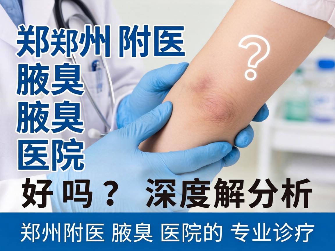 郑州附医腋臭医院好吗？深度解析郑州附医腋臭医院的专业诊疗