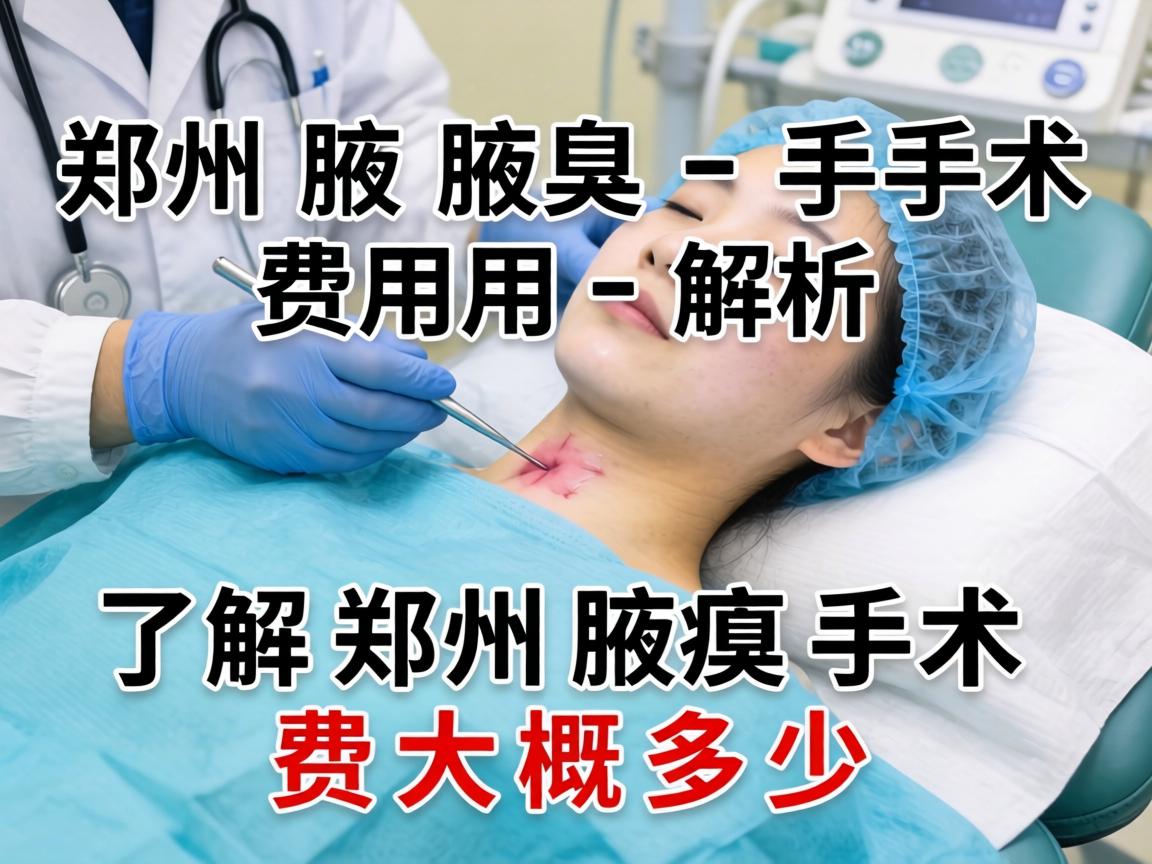 郑州腋臭手术费用解析，了解郑州腋臭手术费大概多少
