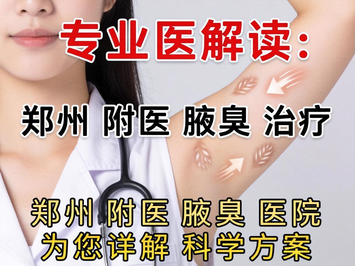 专业解读郑州附医腋臭治疗，郑州附医腋臭医院为您详解科学方案