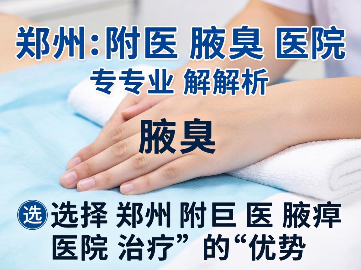 郑州附医腋臭医院专业解析,选择郑州附医腋臭医院治疗的优势 郑州附医腋臭医院专业解析,选择郑州附医腋臭医院治疗的优势