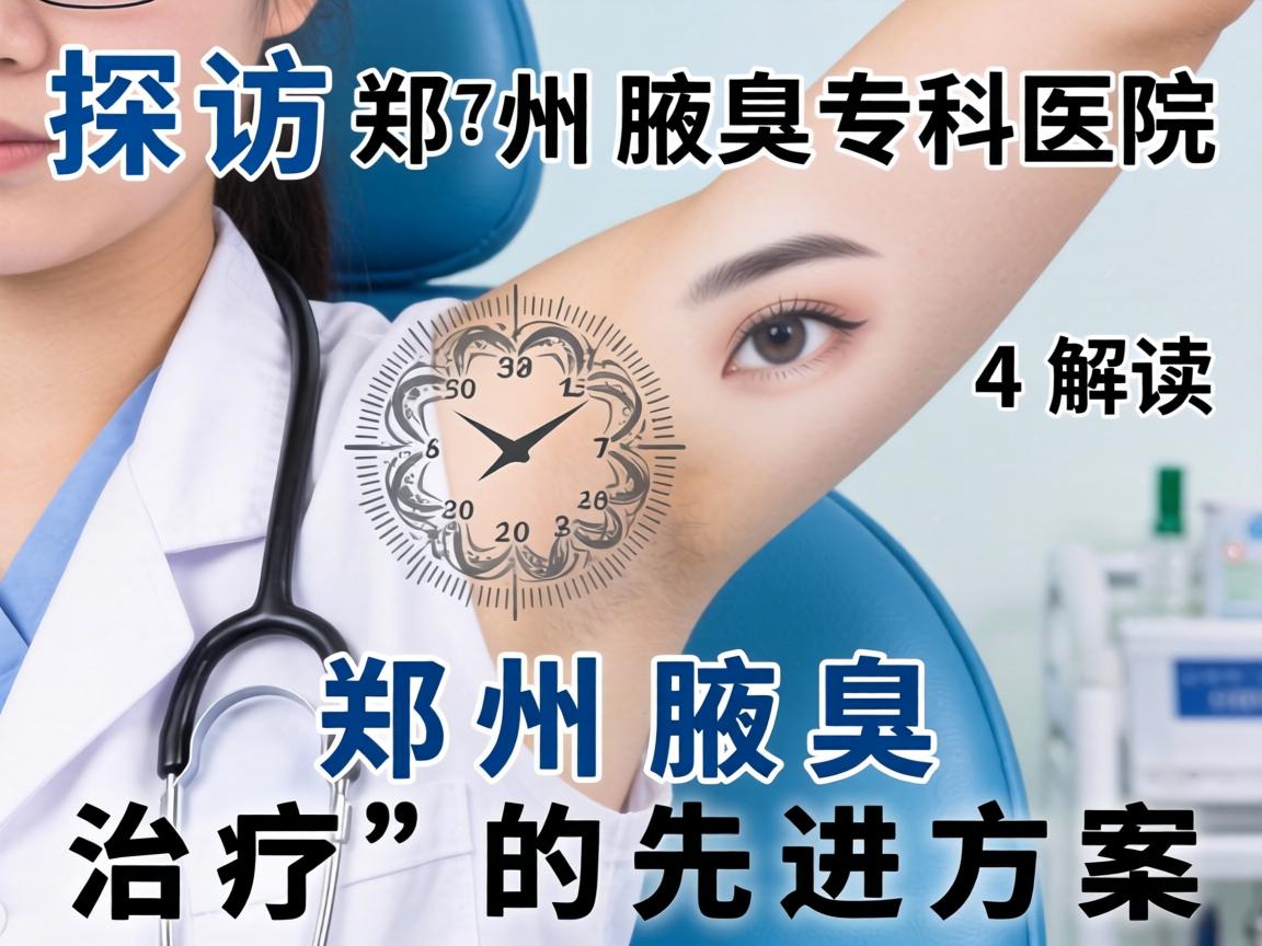 探访郑州腋臭专科医院，解读郑州腋臭治疗的先进方案