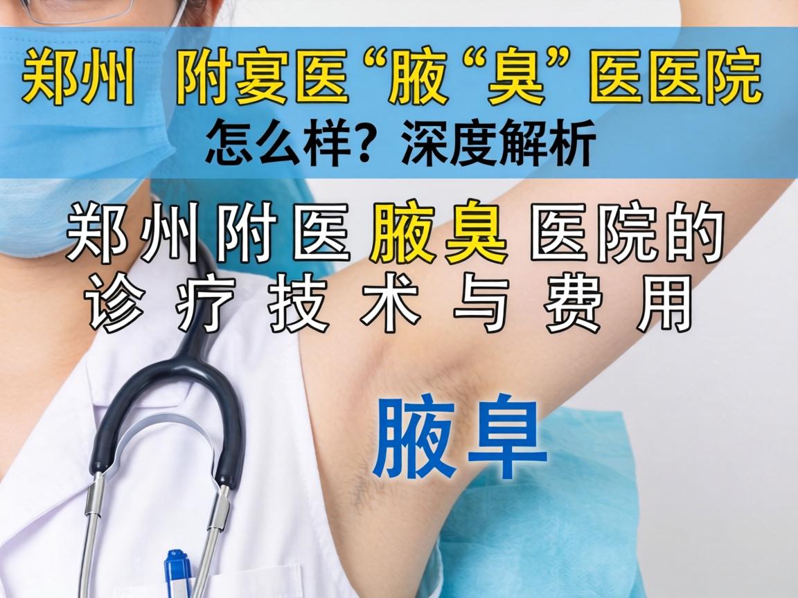 郑州附医腋臭医院怎么样?深度解析郑州附医腋臭医院的诊疗技术与费用 郑州附医腋臭医院怎么样?深度解析郑州附医腋臭医院的诊疗技术与费用