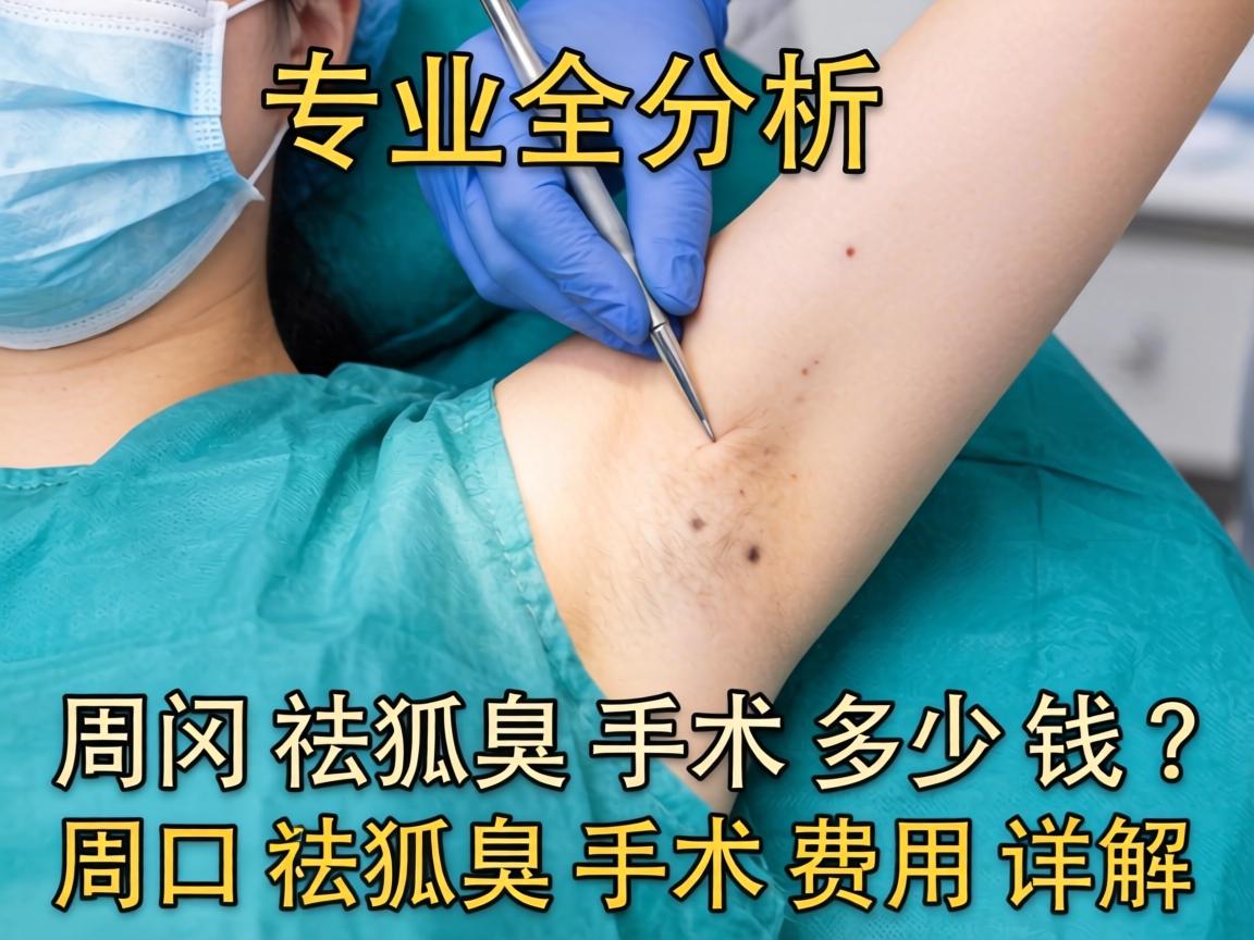 专业解析，周口祛狐臭手术多少钱？周口狐臭手术费用详解