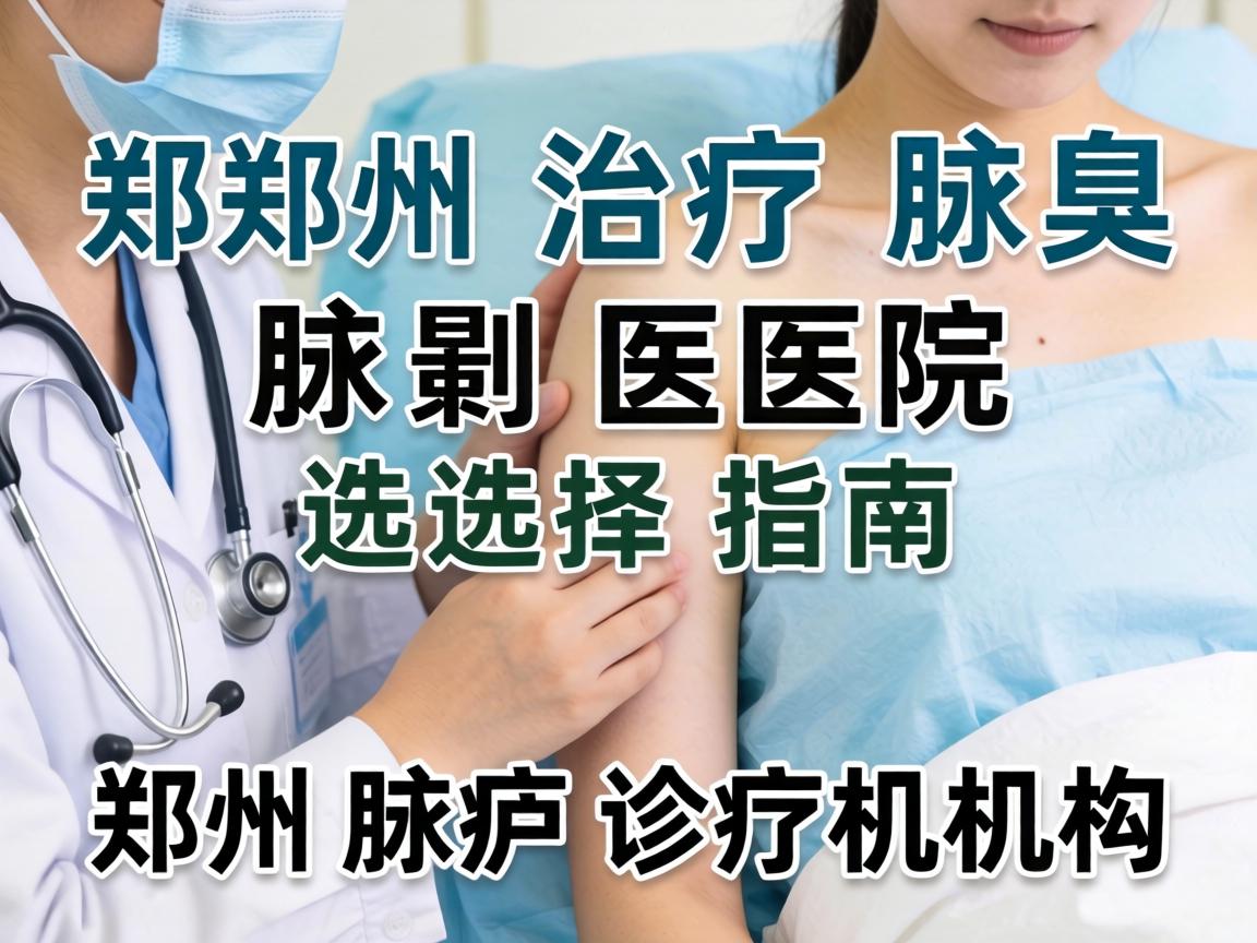 郑州治疗腋臭医院选择指南，详解郑州腋臭诊疗机构