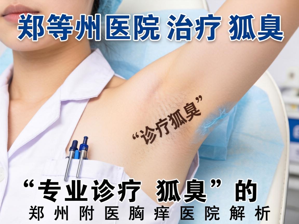 郑州医院治疗狐臭，专业诊疗狐臭的郑州附医腋臭医院解析