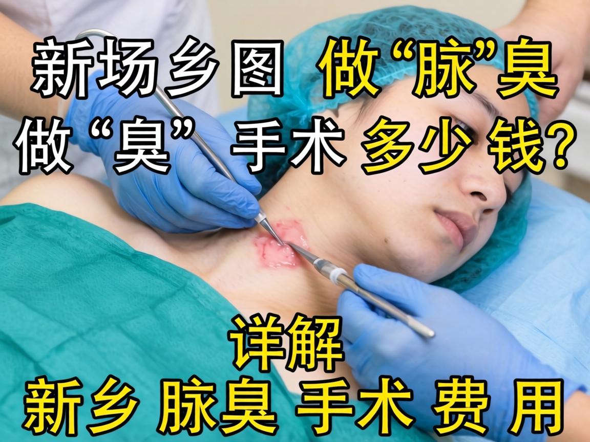 在新乡做腋臭手术多少钱？详解新乡腋臭手术费用