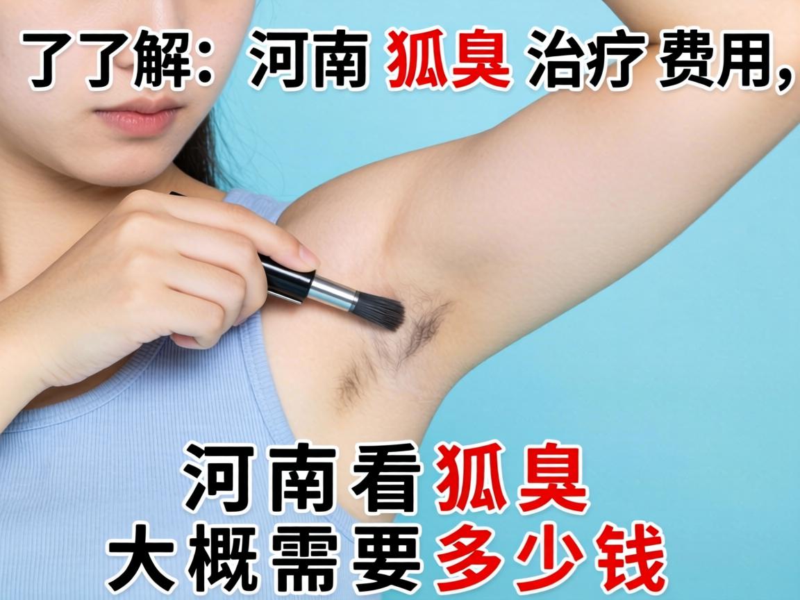 了解河南狐臭治疗费用，河南看狐臭大概需要多少钱