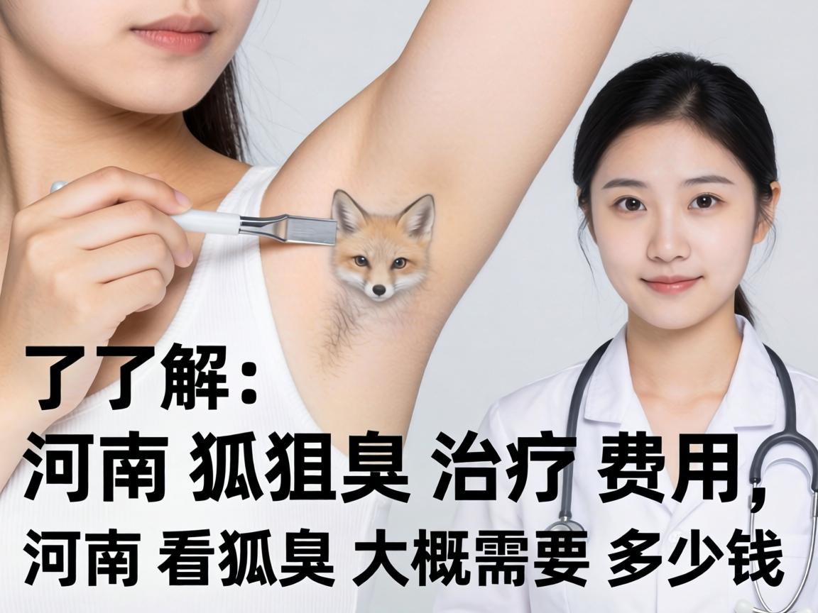 了解河南狐臭治疗费用，河南看狐臭大概需要多少钱
