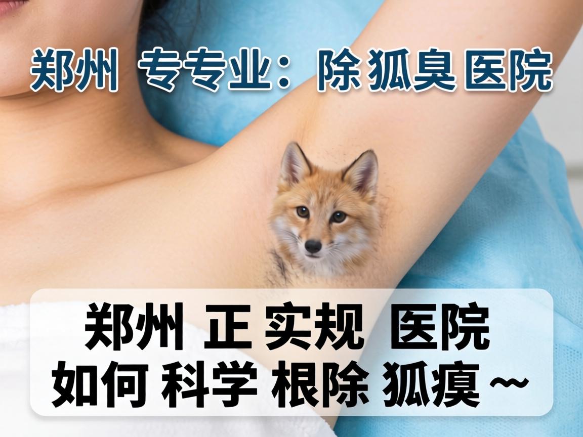郑州专业除狐臭医院解析，郑州正规医院如何科学根除狐臭